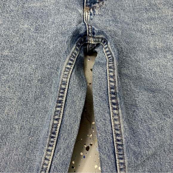 Vintage 80s Gitano Stonewash Blue Jeans High Waist Tapered Leg 12 Petite 31"x28" - Picture 3 of 10